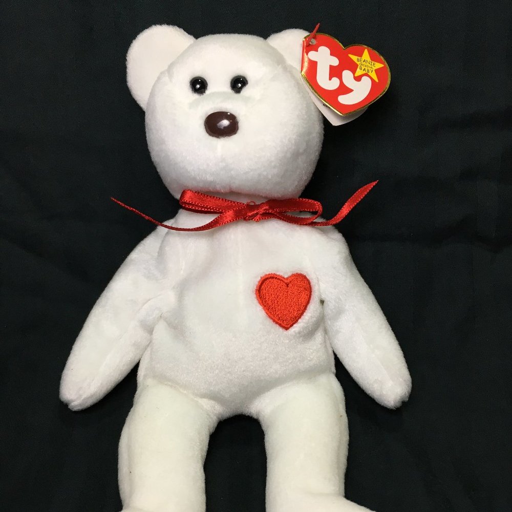 Rare Collectible Ty Beanie Baby Valentino 93/94